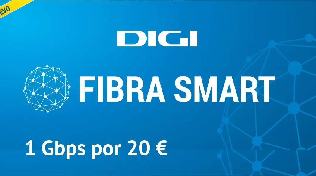 Digi lanza la tarifa Fibra Smart: 1 giga por 20 euros en zonas con cobertura propia