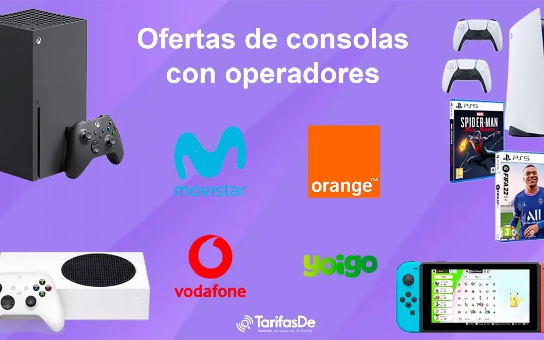 Ofertas de videoconsolas con operadores: las mejores ofertas en PS5, Xbox o Nintendo Switch