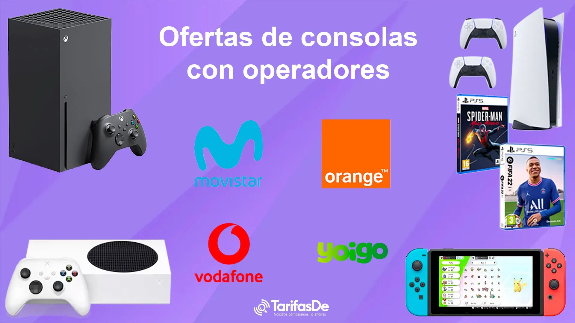 Ofertas consolas operadores
