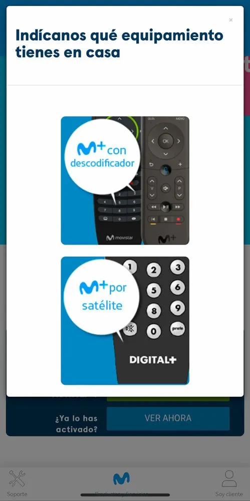 Cómo activar Movistar+ en dispositivos Cómo activar Movistar Plus en dispositivos, paso 2
