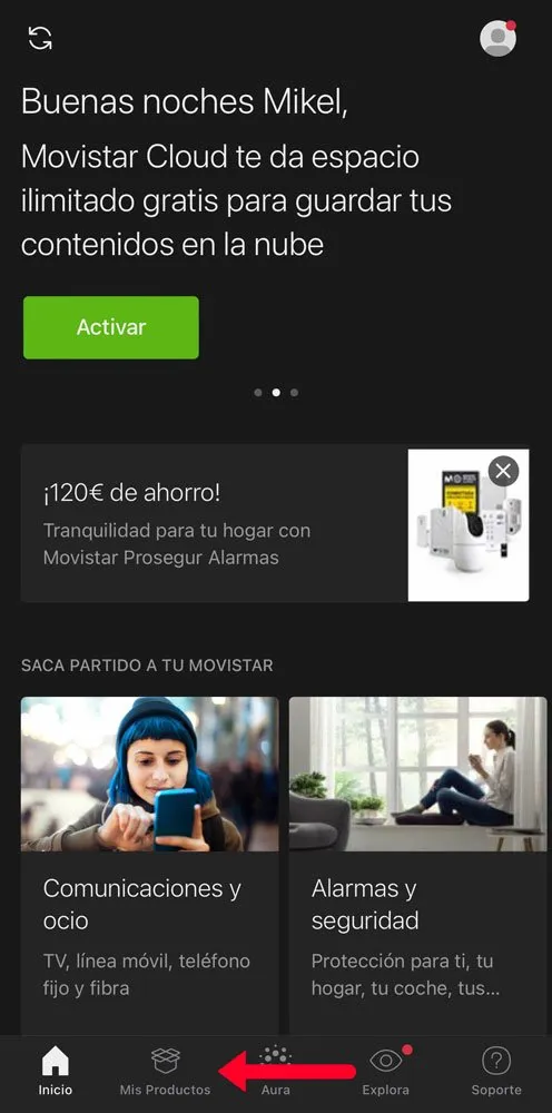Cómo saber qué tarifa de Movistar tienes contratada Cómo encontrar tarifa Movistar paso 1