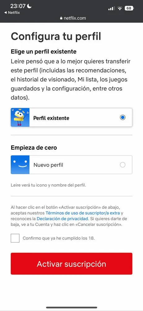 Cómo crear suscriptor extra Netflix, paso 13