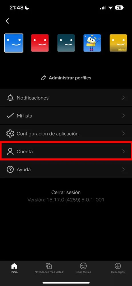 Cómo crear suscriptor extra Netflix, paso 2