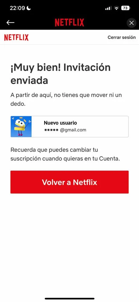 Cómo crear suscriptor extra Netflix, paso 9