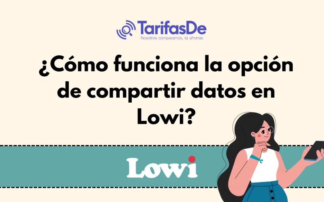 ¿Cómo funciona la opción de compartir datos en Lowi?