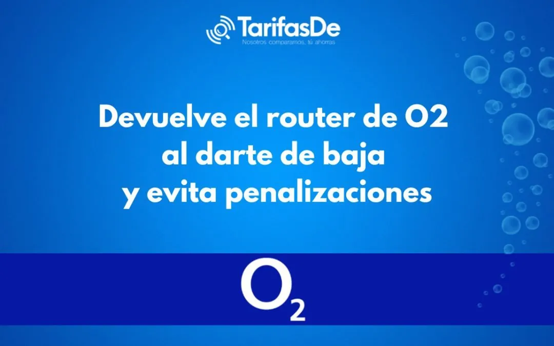 ¿Cómo devolver el router de O2 al dar de baja la fibra?