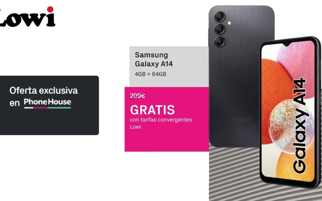 ¿Un móvil gratis con Lowi? La oferta exclusiva que sólo encontrarás en una cadena de tiendas