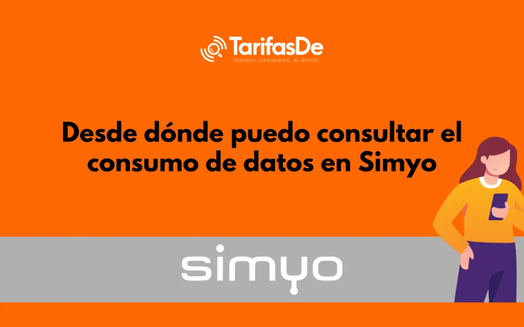 ¿Desde dónde puedo consultar el consumo de datos en Simyo?