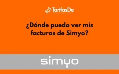 Cómo consultar mis factura de Simyo