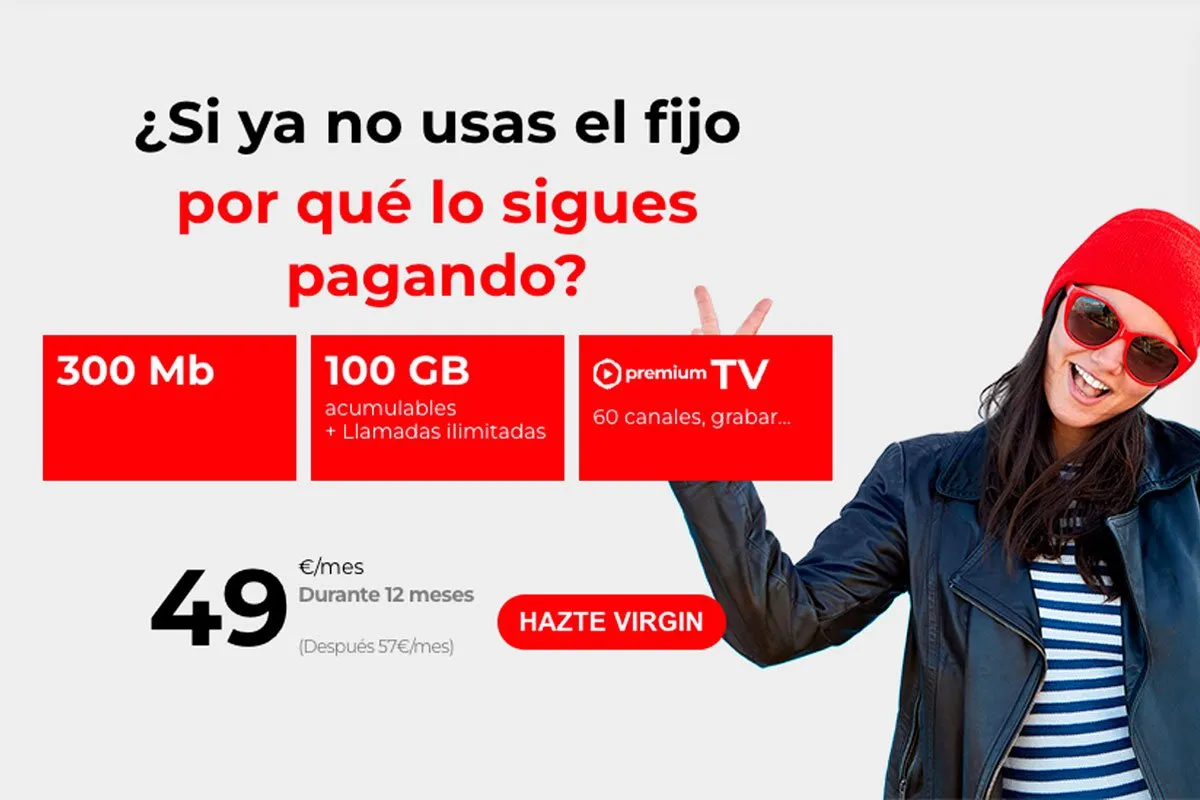Mejora tarifas Virgin, enero 2024