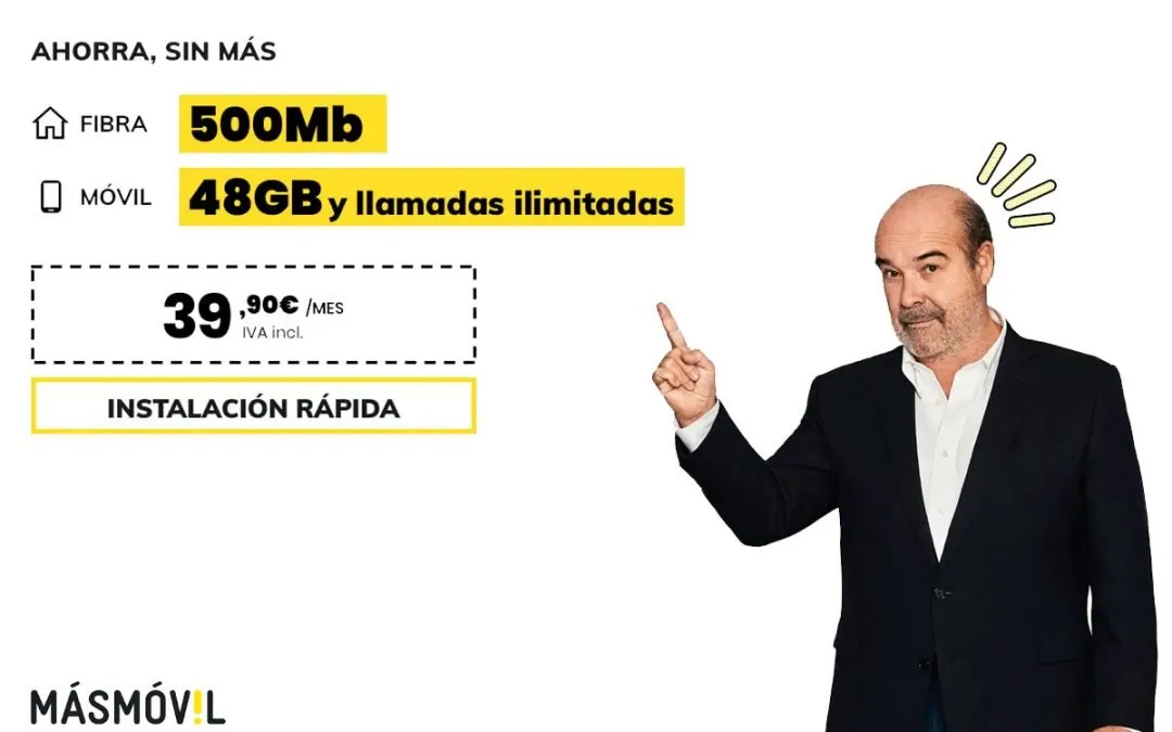 La oferta de Másmóvil crece: más packs y más gigas a cambio de dos euros más