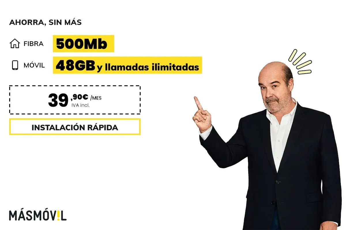 Nuevos packs MásMóvil, enero 2024
