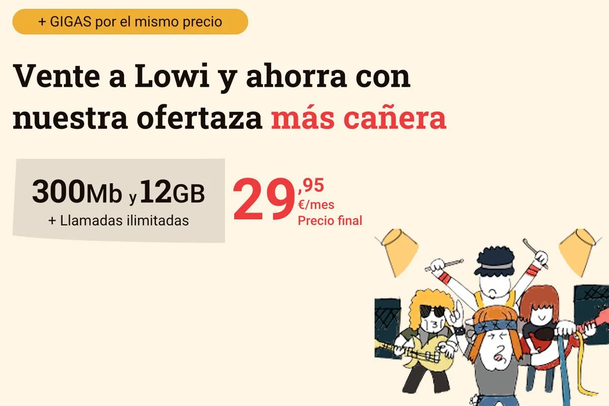 Mejora pack barato Lowi, febrero 2024