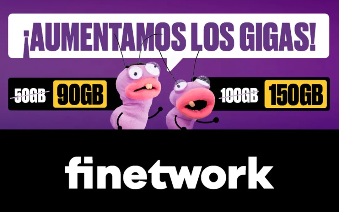 Finetwork pone al día sus tarifas: ahora llegan hasta los 150 GB, sin tocar los precios
