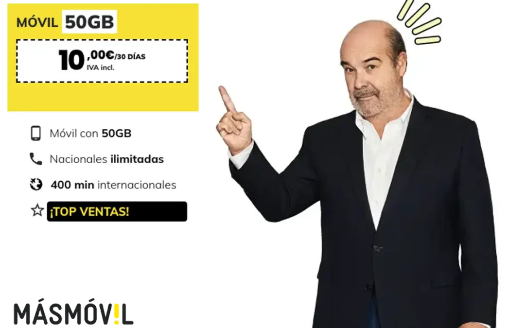 El prepago de MásMóvil coge fuerza: llega el 5G y las tarifas crecen hasta los 150 GB