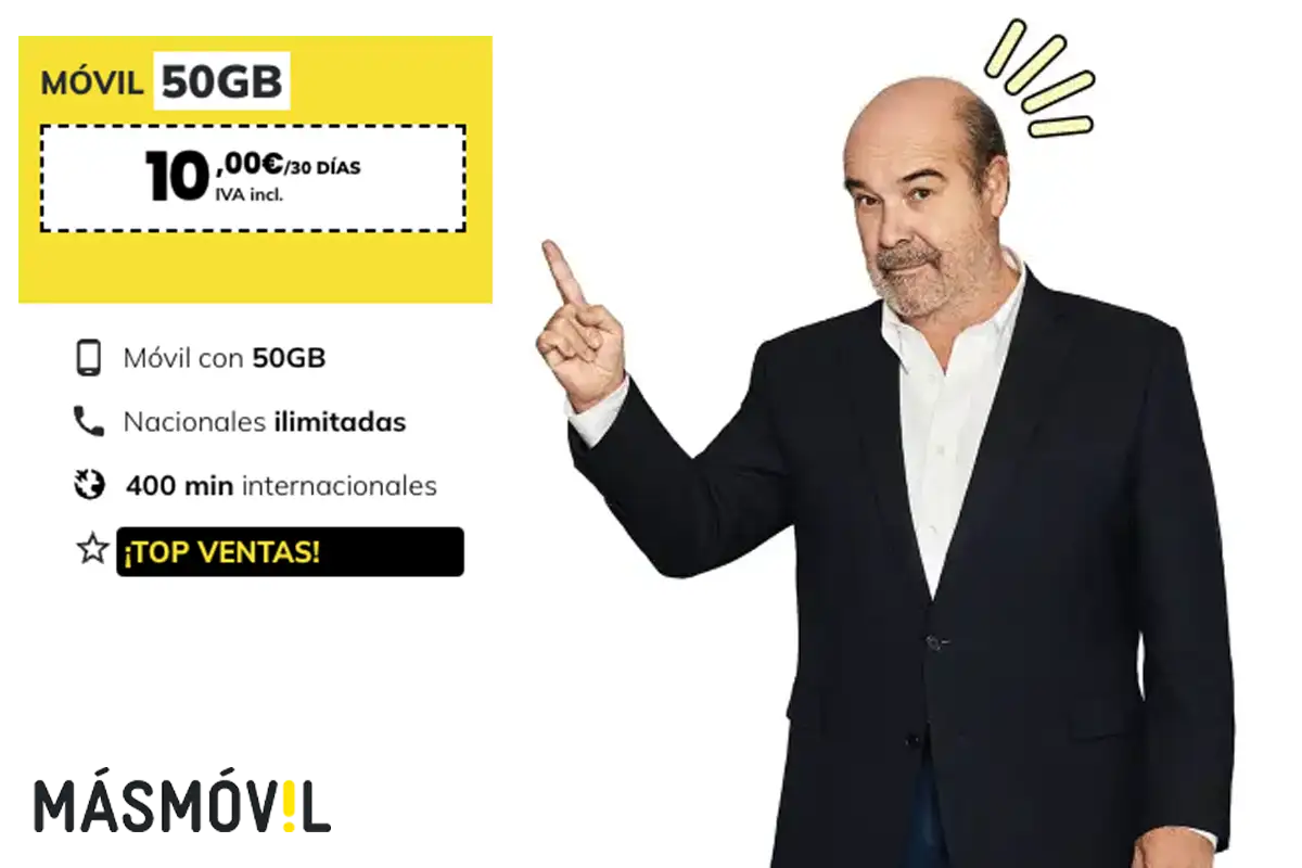 Mejora tarifas prepago MásMóvil, marzo 2024