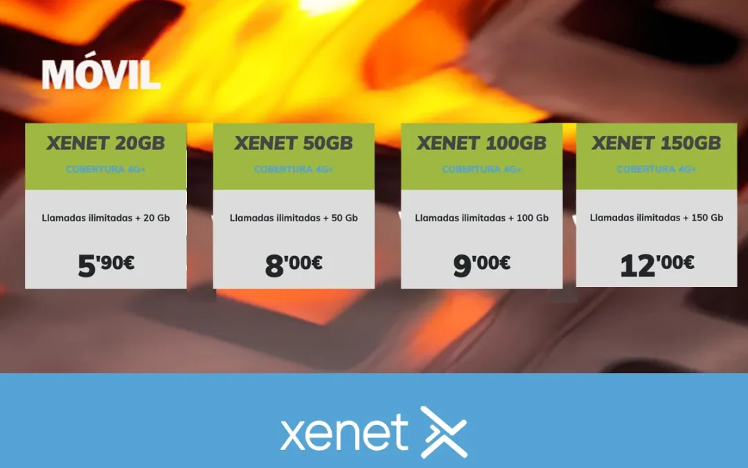 Xenet también renueva sus tarifas con cobertura Movistar: directo a por Digi