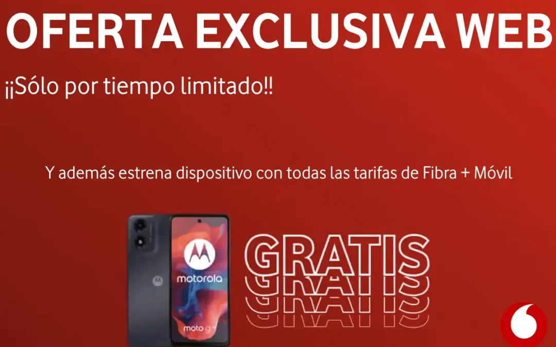 Vodafone vuelve a los precios exclusivos online: ¡hasta 23 euros de ahorro mensual!