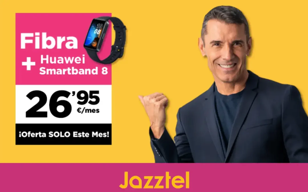 Jazztel ahora busca a los que solo quieren fibra, con una smartband de regalo
