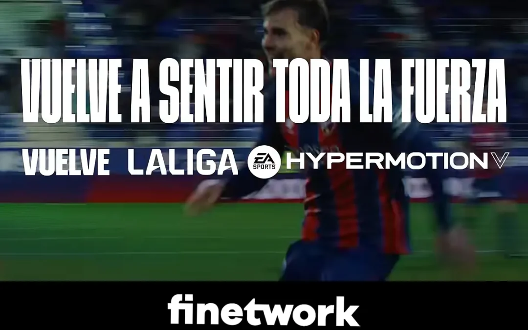 Finetwork recurre al fútbol como gancho: toda la temporada de LaLiga Hypermotion gratis