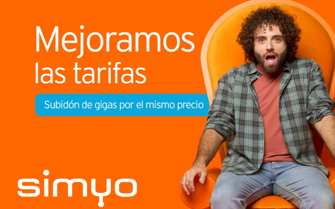 Simyo pega un subidón de gigas gratis a sus tarifas: hasta 50 GB más
