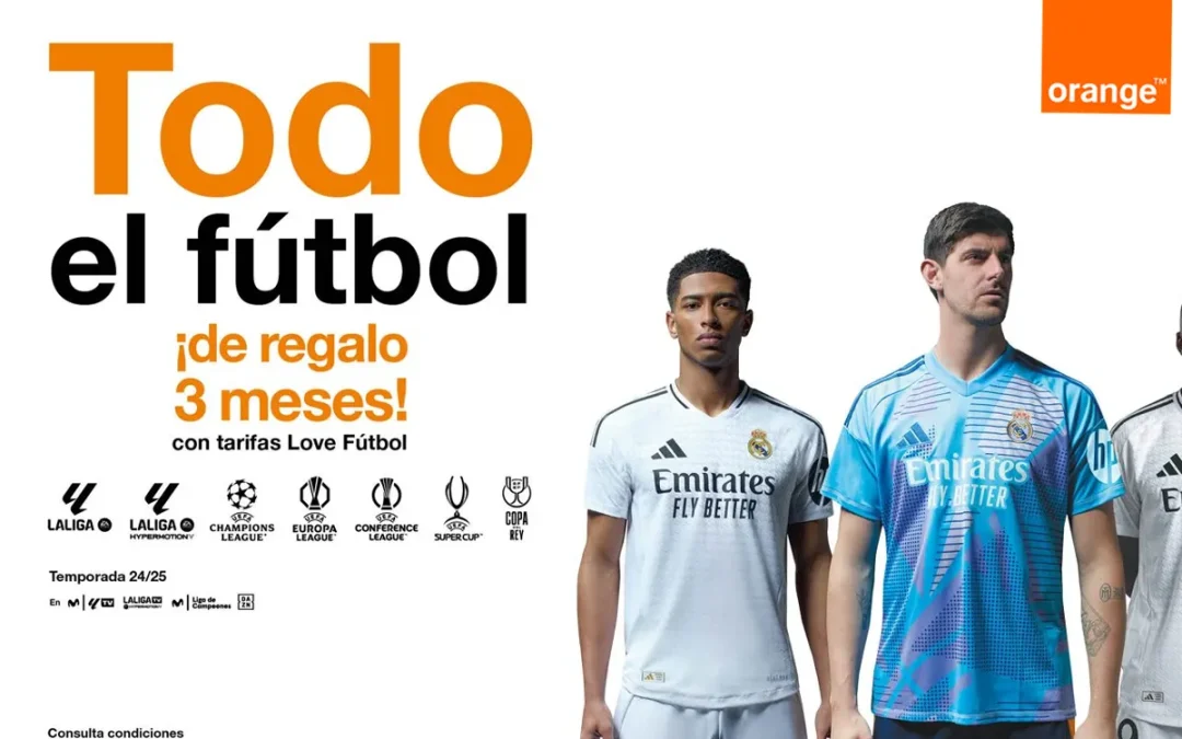 Orange contraataca a Movistar: tres meses de fútbol gratis para nuevos clientes