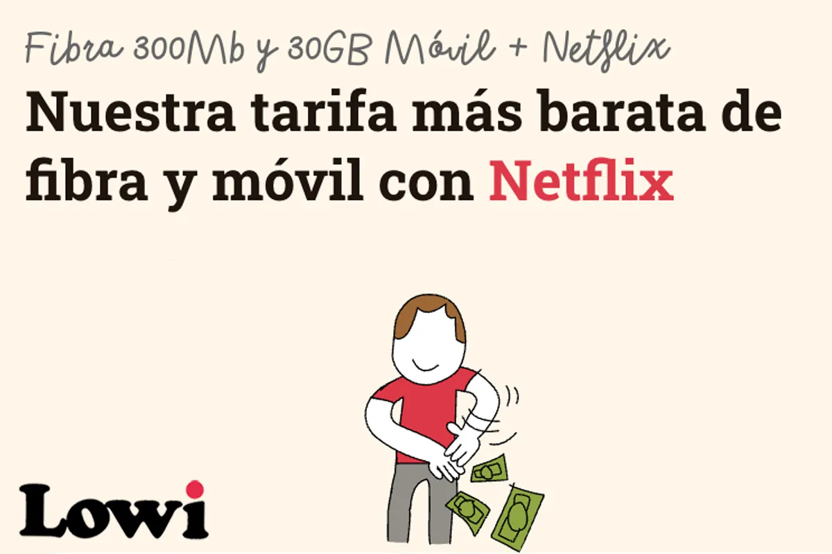 Tarifas Netflix en Lowi