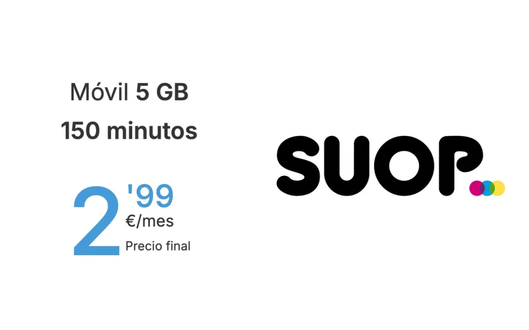 La primera respuesta al movimiento de Digi ya está aquí: Suop mejora las condiciones de la tarifa más barata