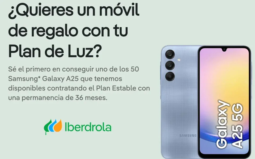 Iberdrola nos ofrece un móvil 5G Samsung al contratar la luz con ellos, ¿merece la pena?