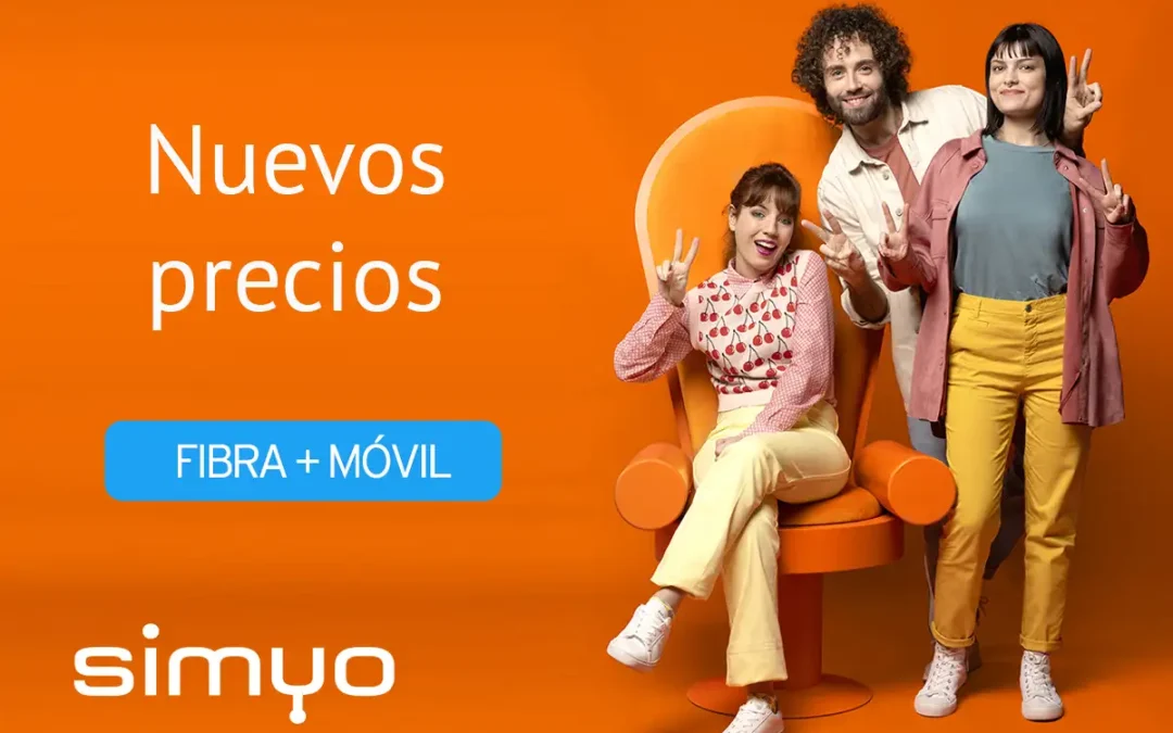 Simyo sube hasta tres euros la cuota de sus packs de fibra y móvil, para nuevas contrataciones