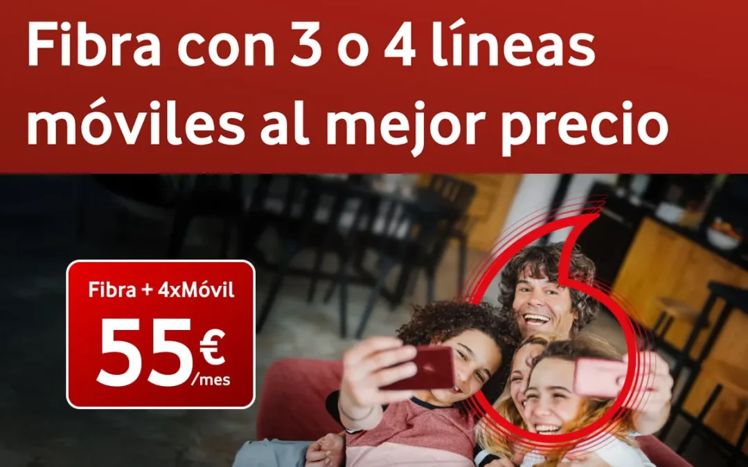 Vodafone tira la casa por la ventana, con las líneas adicionales más baratas nunca vistas