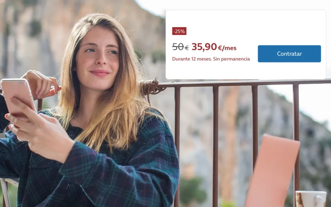 Movistar recupera los packs sin televisión: fibra y móvil desde 35,90 euros al mes