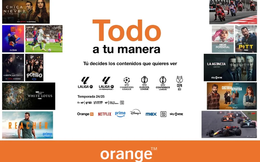 Orange reformula su oferta de fibra, móvil y TV: así son los nuevos packs configurables