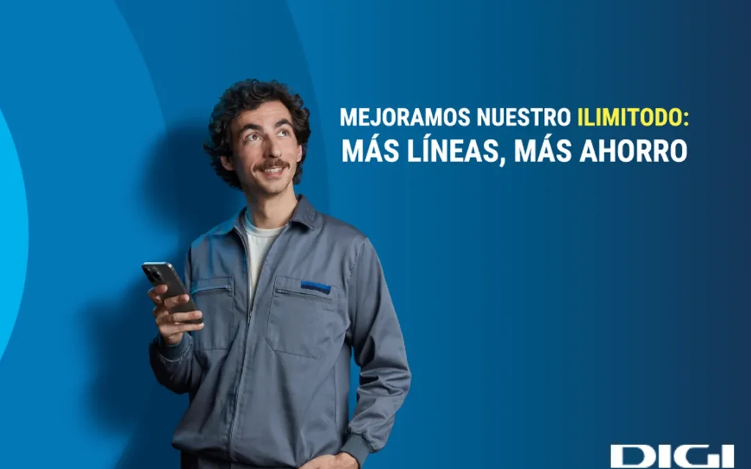Digi rebaja aún más el precio de los datos ilimitados: desde 6 euros al mes por línea móvil