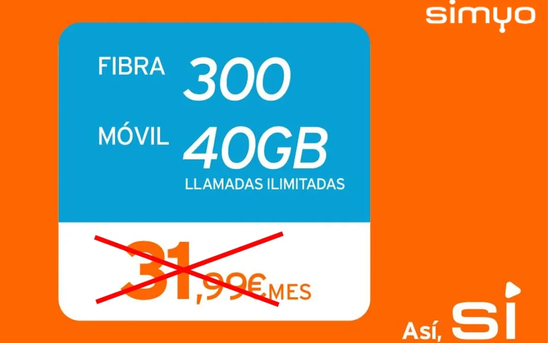Simyo ya tiene su propia fibra Smart o Fit, pero sólo para ya clientes