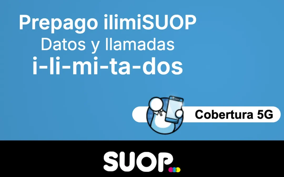 Suop se une al selecto club de operadores con tarifas prepago con datos ilimitados